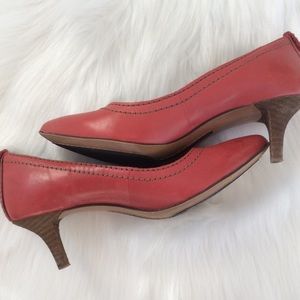 Calvin Klein Jeans Kaleigh Stitched Red Pu…